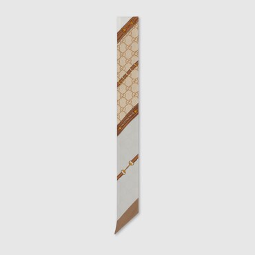 GUCCI Halsschleife Aus Seide Mit Print