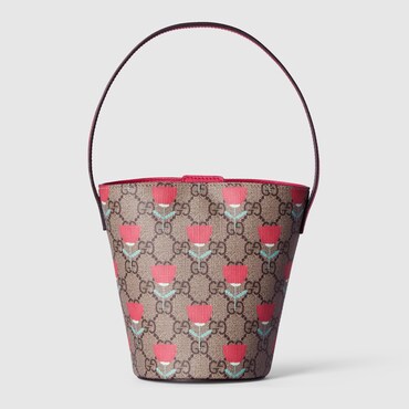GUCCI Kids - Printed GG Bucket Bag