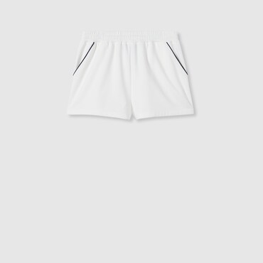 GUCCI Technical Jersey Short With Web, Size XXS