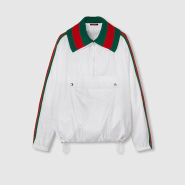 GUCCI GG Jacket With Web, Size 42 IT