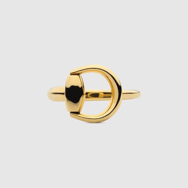 GUCCI Anello Con Morsetto 18 Carati