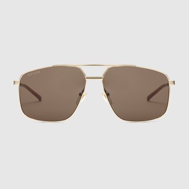 GUCCI Navigator Frame Sunglasses