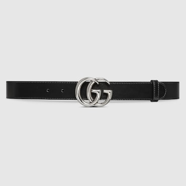 GUCCI GG Marmont Thin Belt, Size 100