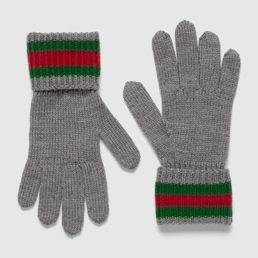 GUCCI Filles - Gants En Laine Pour Enfant, Taille S