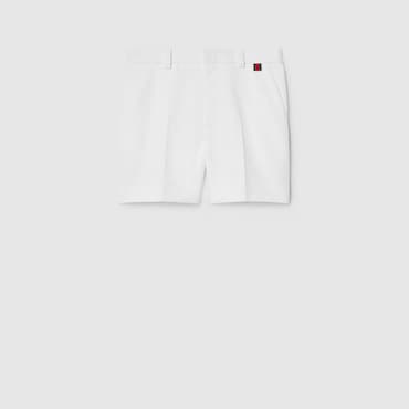 GUCCI GG Jacquard Shorts With Web, Size 52