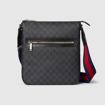 GUCCI GG Black Medium Messenger Bag