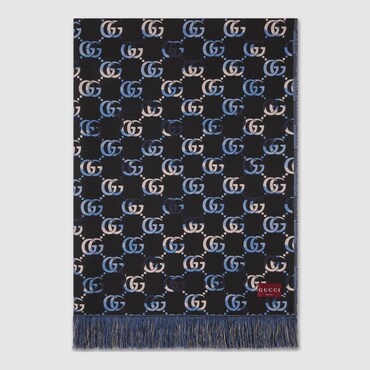 GUCCI Ombré GG Wool Blanket