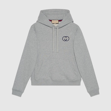 GUCCI Sweat-shirt À Capuche En Jersey De Coton, Taille S