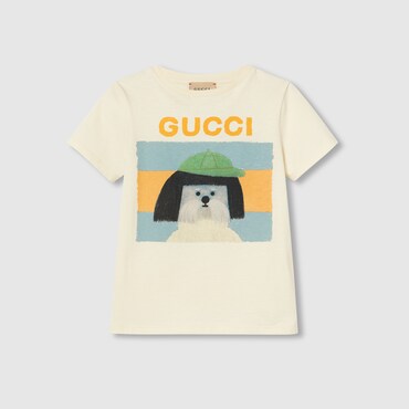 GUCCI Kids - Printed Cotton T-shirt, Size 8 YEARS