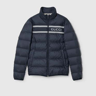GUCCI Nylon Puffer Jacket, Size 50