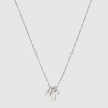 GUCCI Diagonal Interlocking G Necklace