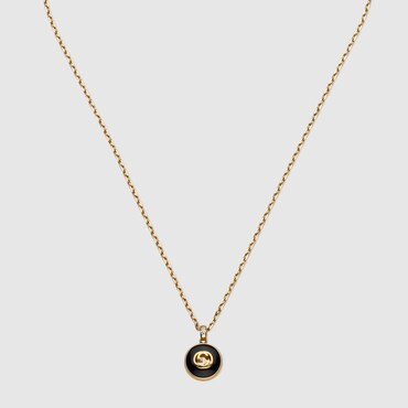 GUCCI Interlocking 18k Chain Necklace