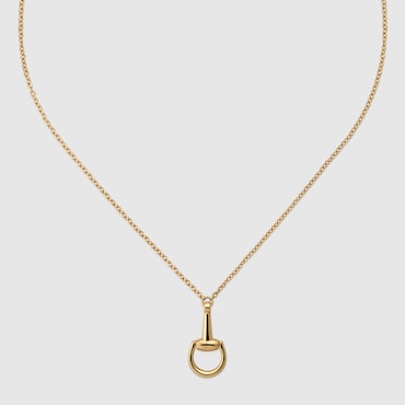 GUCCI 18k Horsebit Chain Necklace