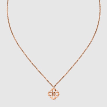 GUCCI Flora 18k Chain Necklace