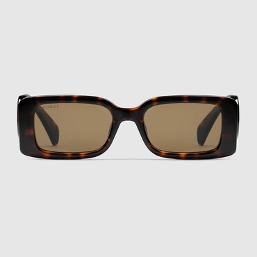 GUCCI Rectangular Frame Sunglasses