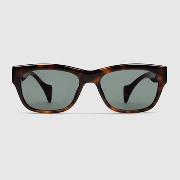 GUCCI Rectangular Frame Sunglasses