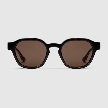 GUCCI Oval Frame Sunglasses