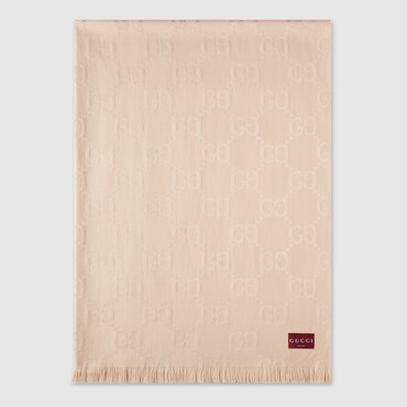 GUCCI GG Wool And Silk Blanket