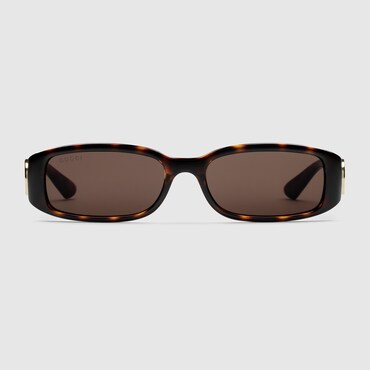 GUCCI Rectangular Frame Sunglasses