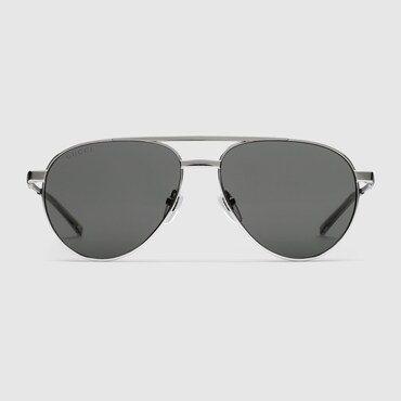 GUCCI Aviator Frame Sunglasses