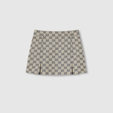 GUCCI Kids - GG Canvas Skirt, Size 4 YEARS