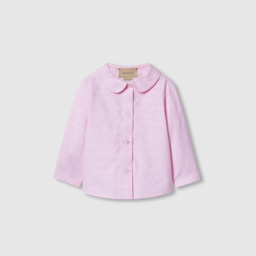 GUCCI Baby - GG Oxford Cotton Shirt, Size 36 MONTHS