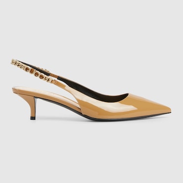 GUCCI Signoria Slingback Pump, Size 39 IT