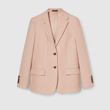 GUCCI Giacca In Lana GG, Taglia 44 IT