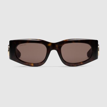 GUCCI Rectangular Frame Sunglasses