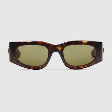 GUCCI Rectangular Frame Sunglasses