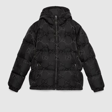 GUCCI Jumbo GG Canvas Jacket, Size 46