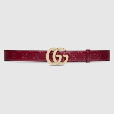 GUCCI GG Milano Belt, Size 60