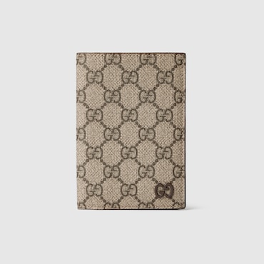 GUCCI Brown Interior GG Passport Case