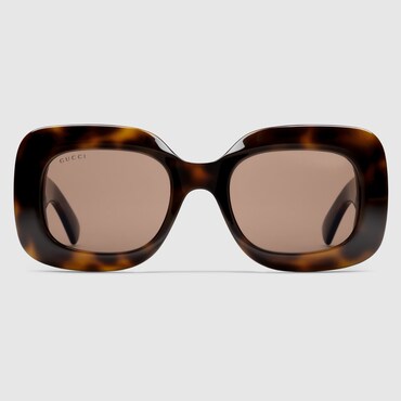 GUCCI Rectangular Frame Sunglasses
