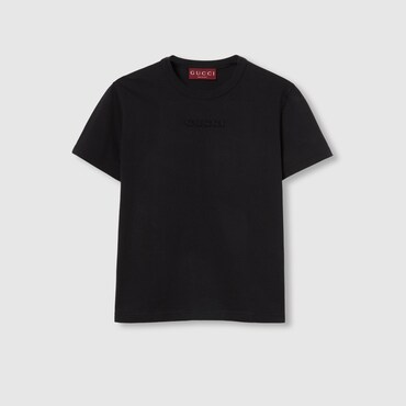 GUCCI Cotton Jersey T-shirt With Embroidery, Size XXL
