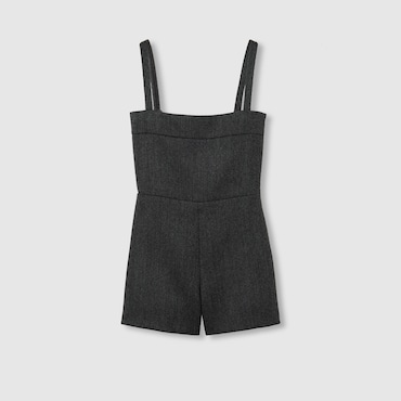 GUCCI Tuta Corta In Lana Shetland, Taglia 36 IT