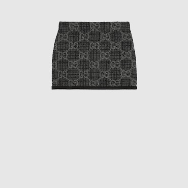 GUCCI GG Tweed Skirt, Size 44 IT