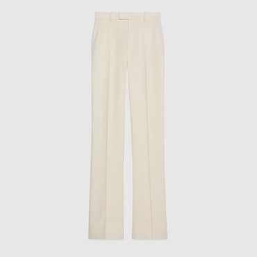 GUCCI Wool Crêpe Trouser, Size 48 IT