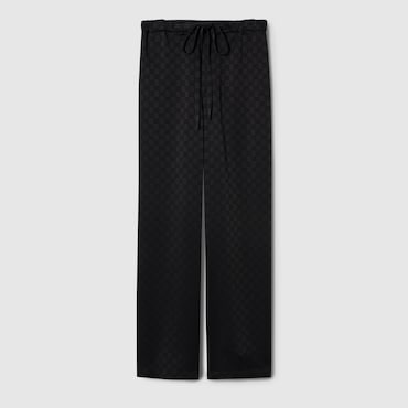 GUCCI Viscose GG Jacquard Pant, Size 40 IT