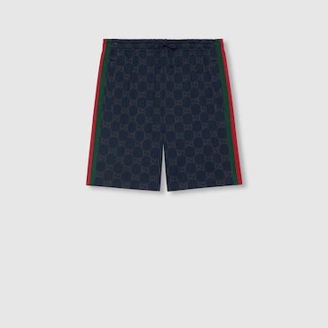 GUCCI Short De Jogging En Jersey De Coton GG, Taille XS