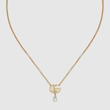 GUCCI GG Marmont Pendant Necklace