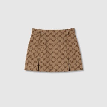GUCCI Filles - Jupe Enfant En Toile GG, Taille 8 ANS