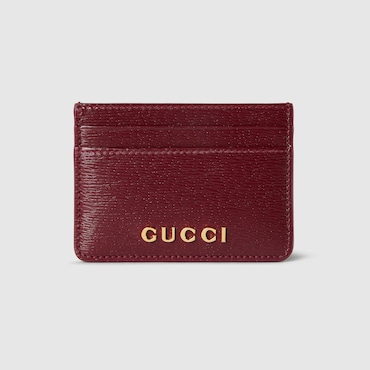 GUCCI Card Case With Script