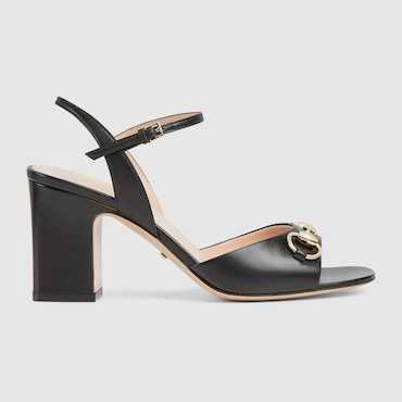 GUCCI Women's Horsebit Sandal, Size 41 IT