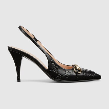 GUCCI Women's Horsebit Pump, Size 39 IT