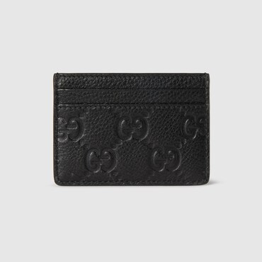 GUCCI GG Emblem Card Case