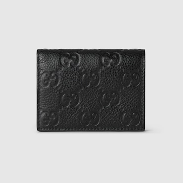 GUCCI GG Emblem Mini Wallet