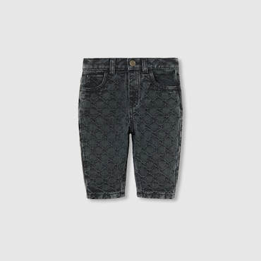 GUCCI Baby - GG Denim Jacquard Trouser, Size 36 MONTHS