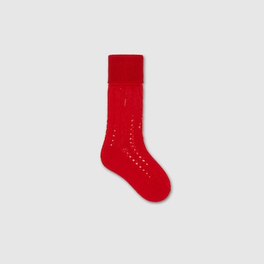 GUCCI Neonato - Calzini Neonato In Cotone Lavorato A Maglia, Taglia 2
