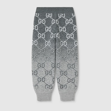 GUCCI Kids - GG Wool Jacquard Trouser, Size 8 YEARS